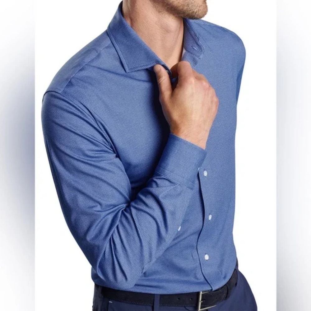 Peter Millar Crown Crafted Lake District Excursionist Flex Sport Shirt XL $275